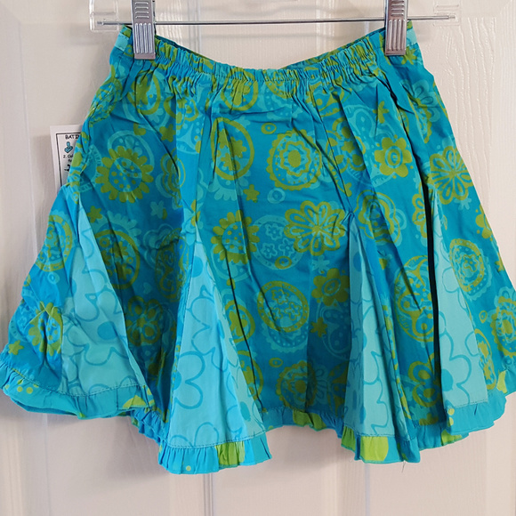 Girls SKIRT Batik Print Flair NWT Young Colors Toddler & Youth Sizes Gorgeous - Picture 3 of 3